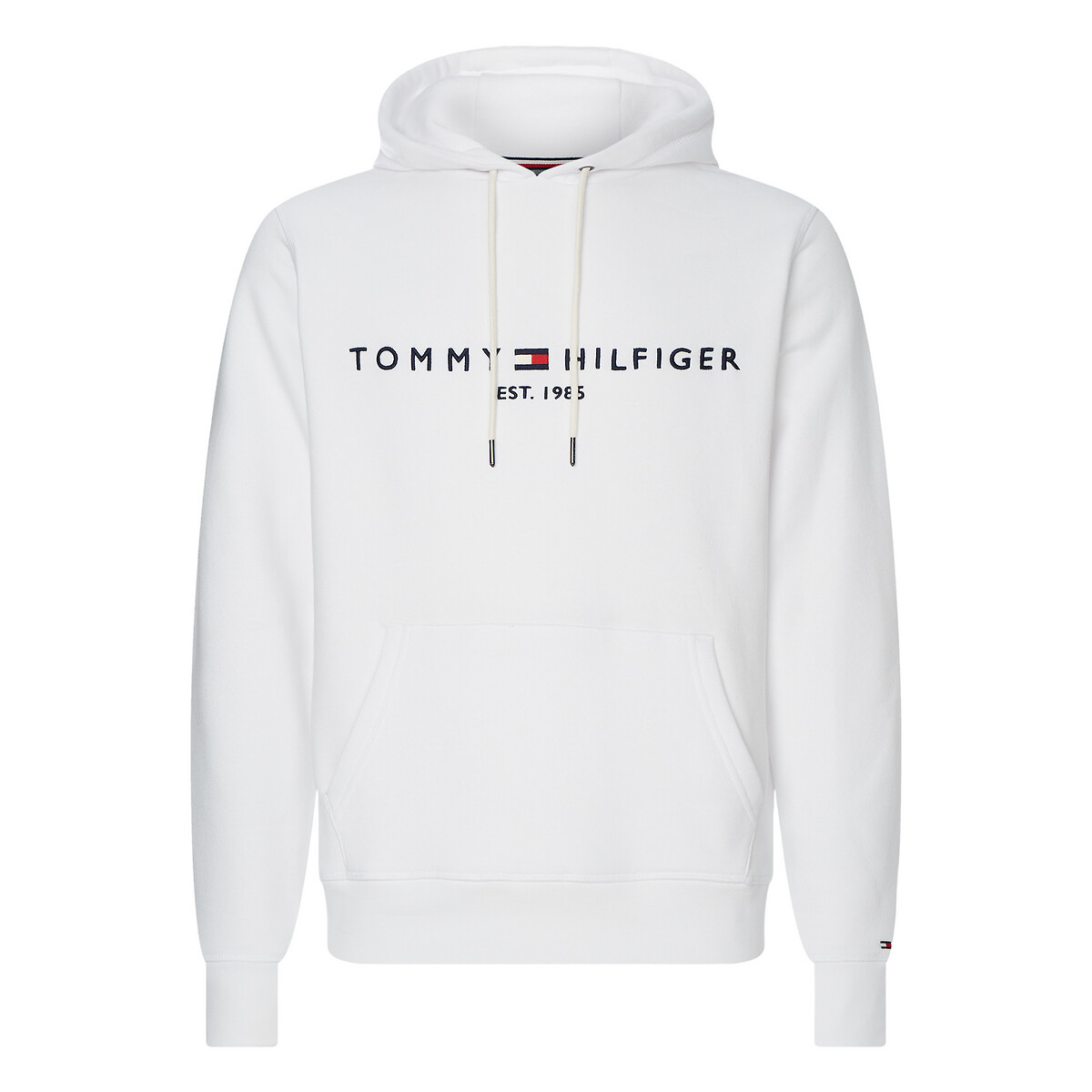 Tommy Logo Hoodie in Organic Cotton Mix