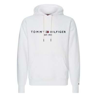 Tommy Logo Hoodie in Organic Cotton Mix TOMMY HILFIGER