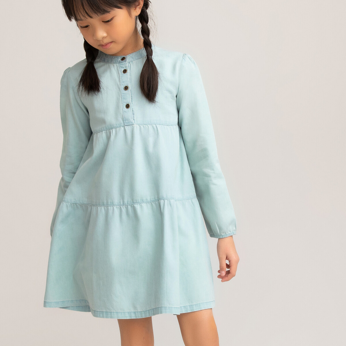 light denim dress