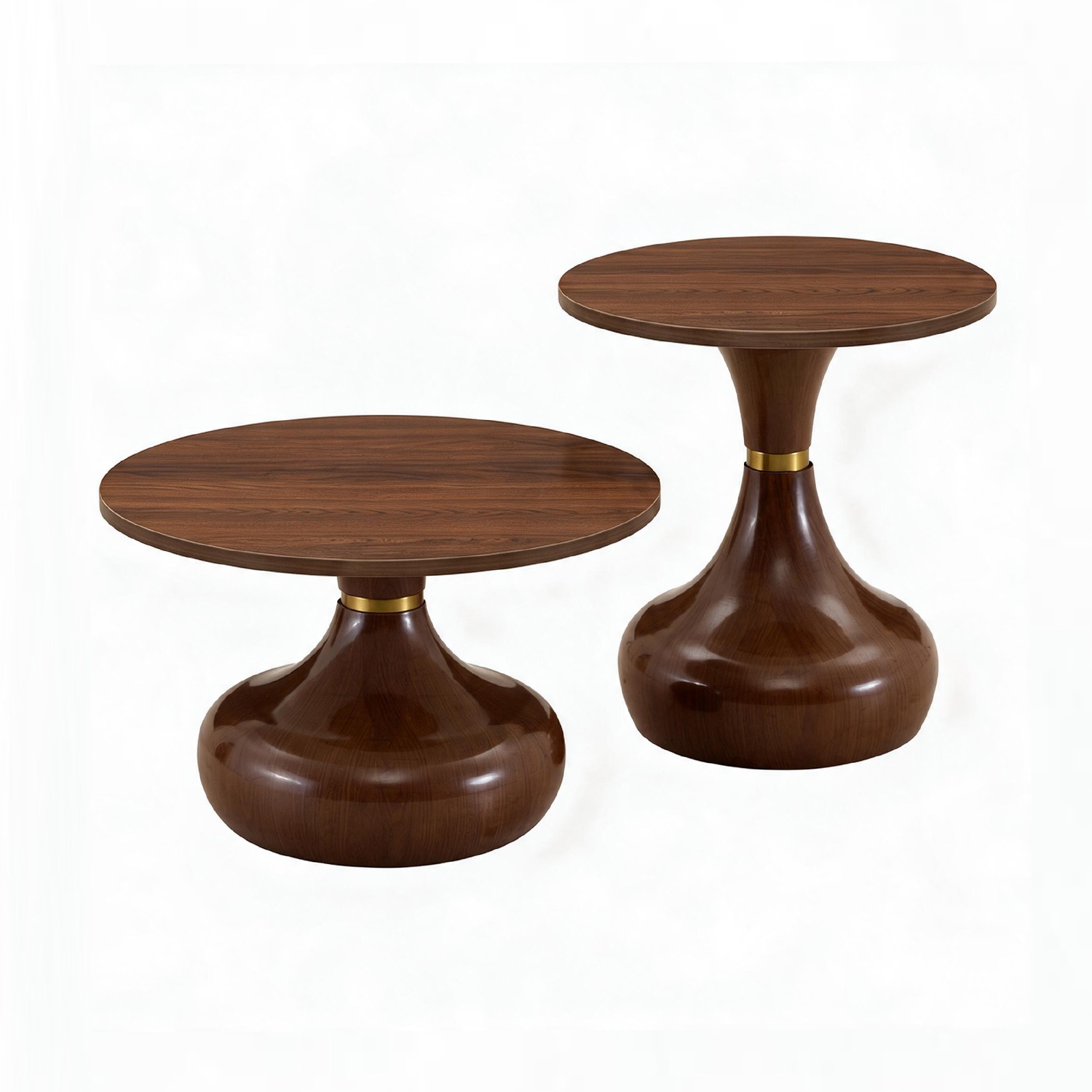 Lot de 2 tables basses gigognes style design, CLIFTCTD, MEUBLES COSY