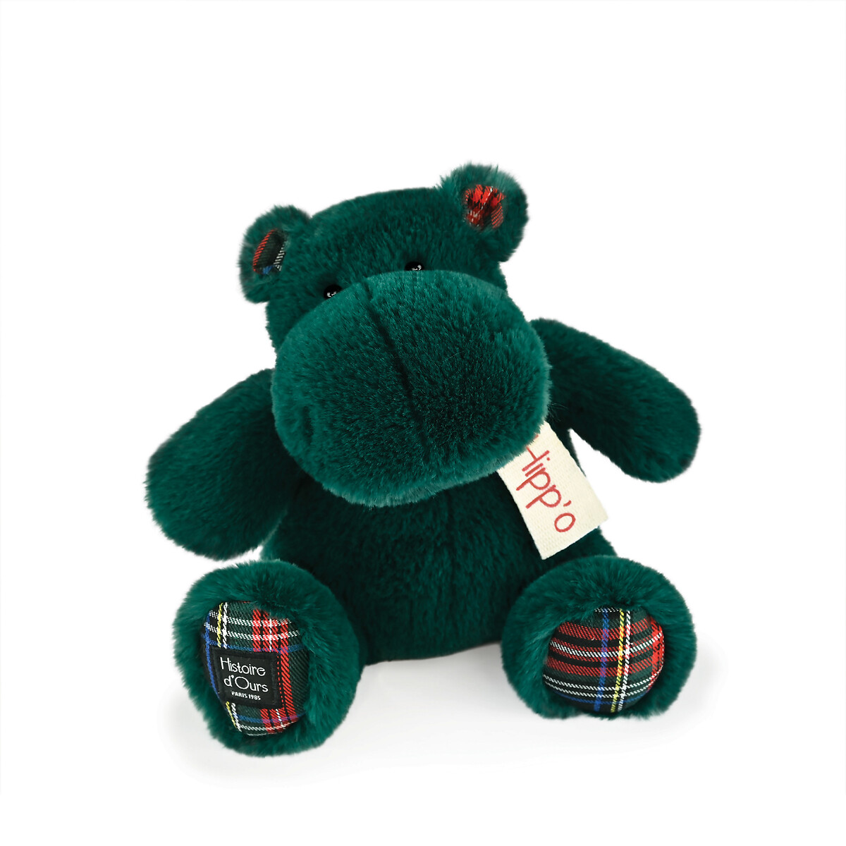 Peluche hippo vert 25 cm HO3200, HISTOIRE D'OURS