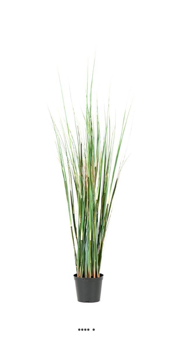 Herbe graminée artificielle en pot H 95 cm,, ARTIFICIELLES