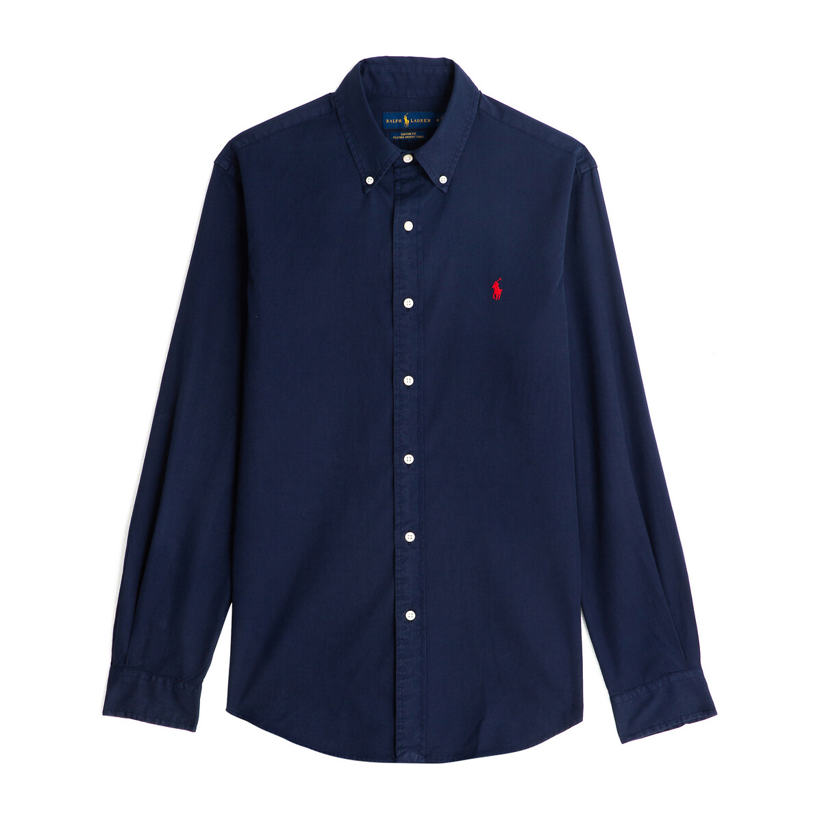 navy blue polo button down