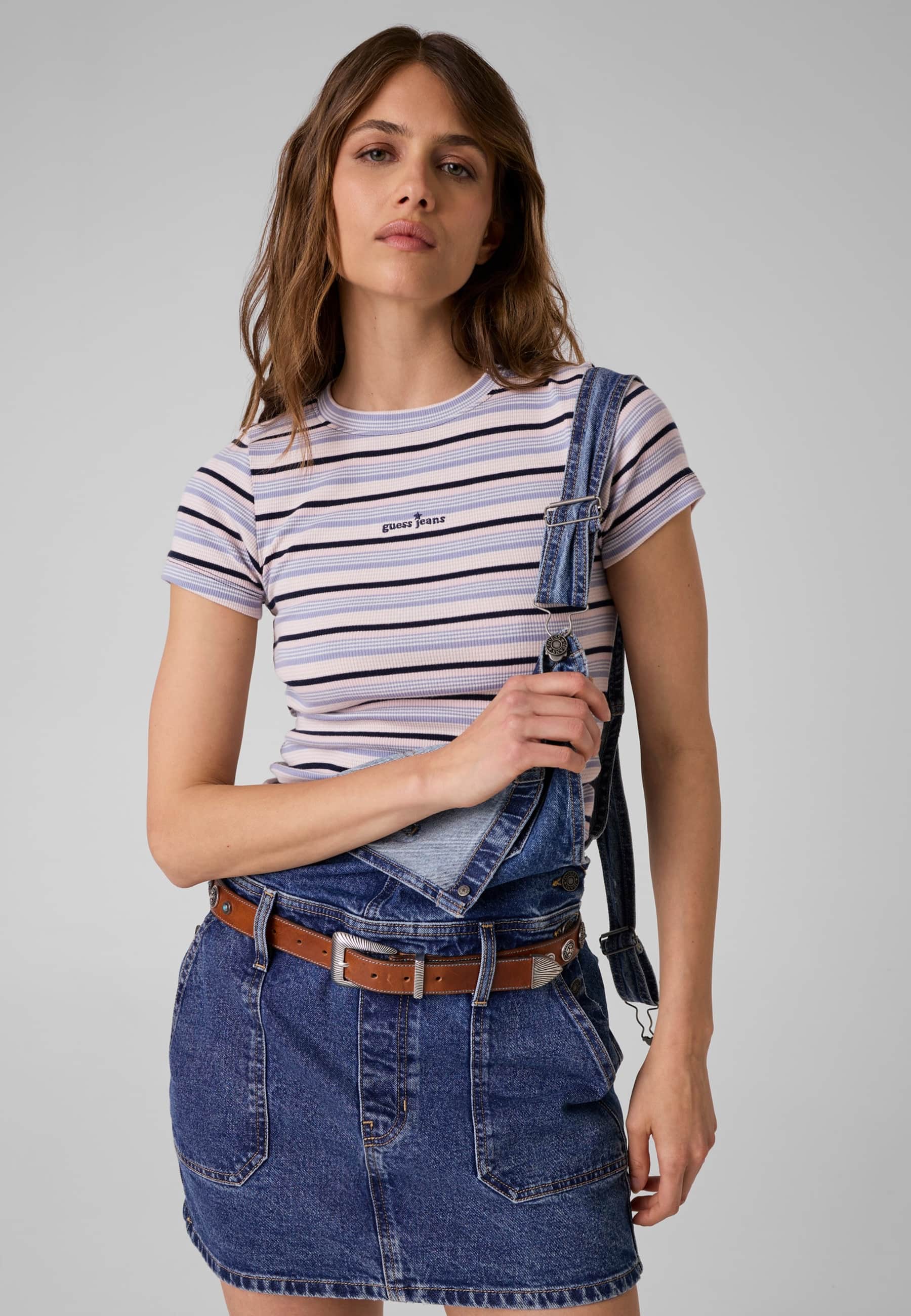 T-Shirt Rayé, GUESS JEANS