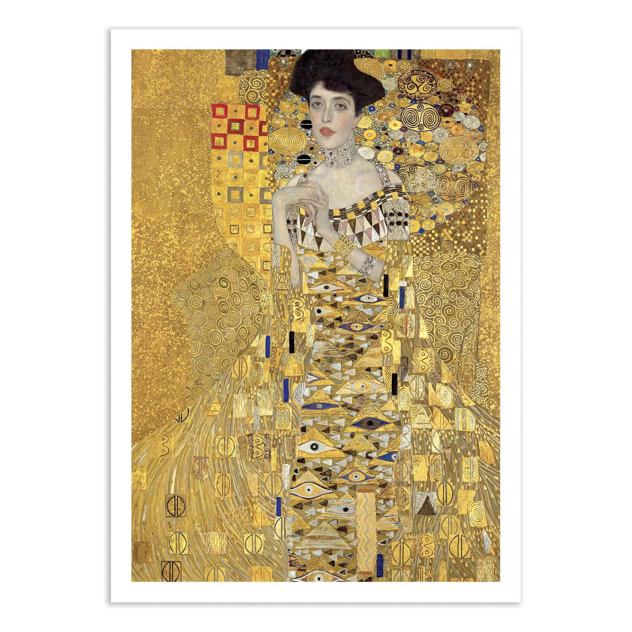 Affiche d'art - Portrait of Adele Bloch Bauer (1907) - Gustav Klimt, WALL EDITIONS