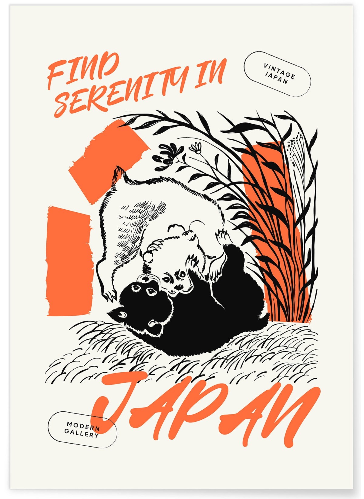 Affiche Art Japon 12, L'AFFICHERIE