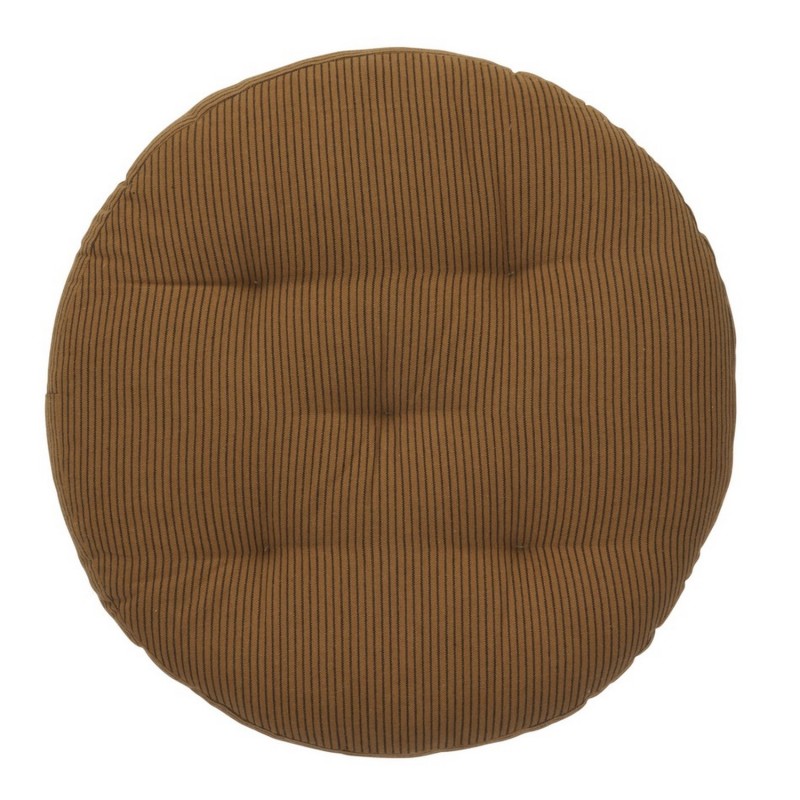 Coussin de chaise rond coton, MADAM STOLTZ