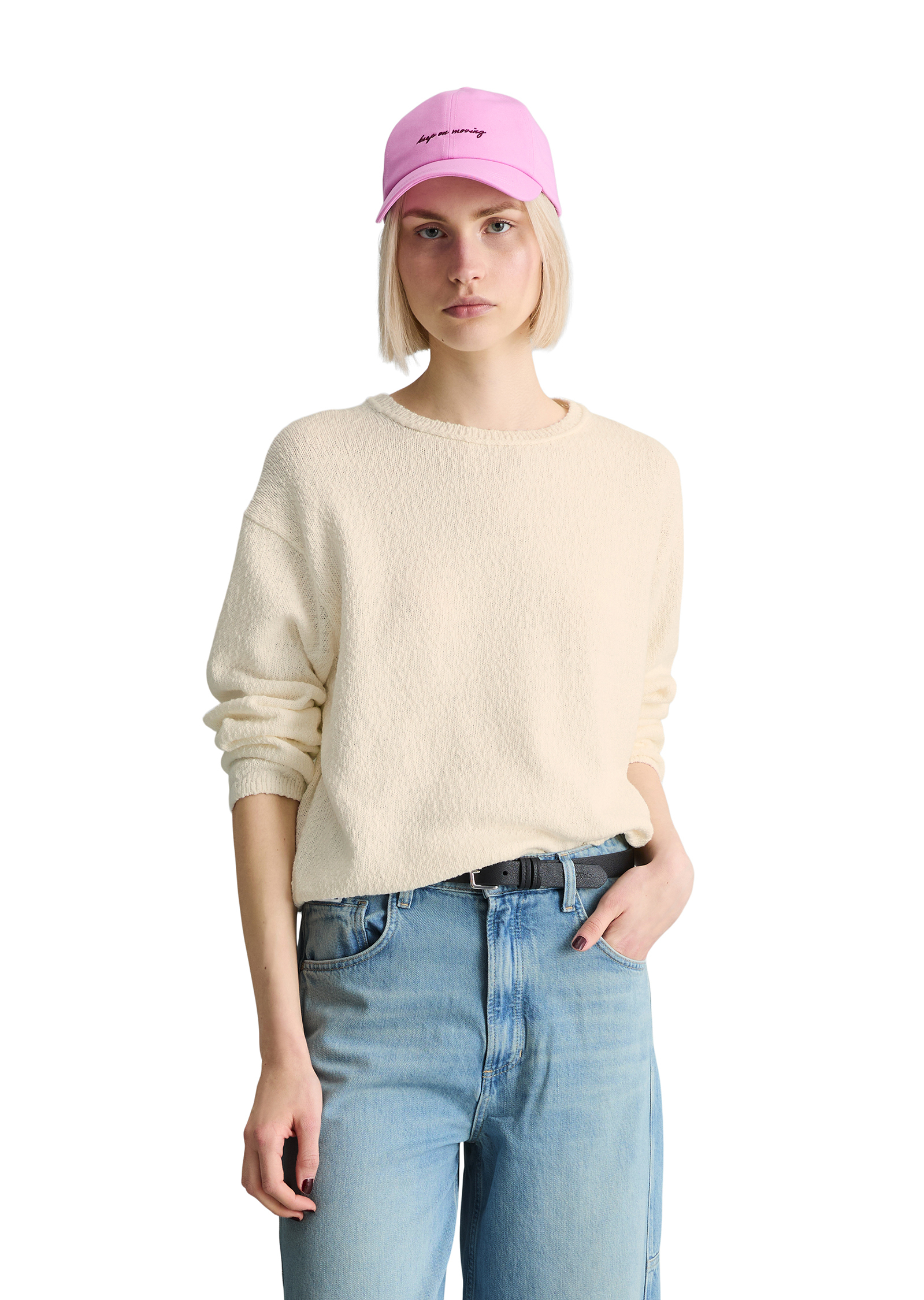 Pull-over regular en fil Cotton Slub, MARC O’POLO DENIM