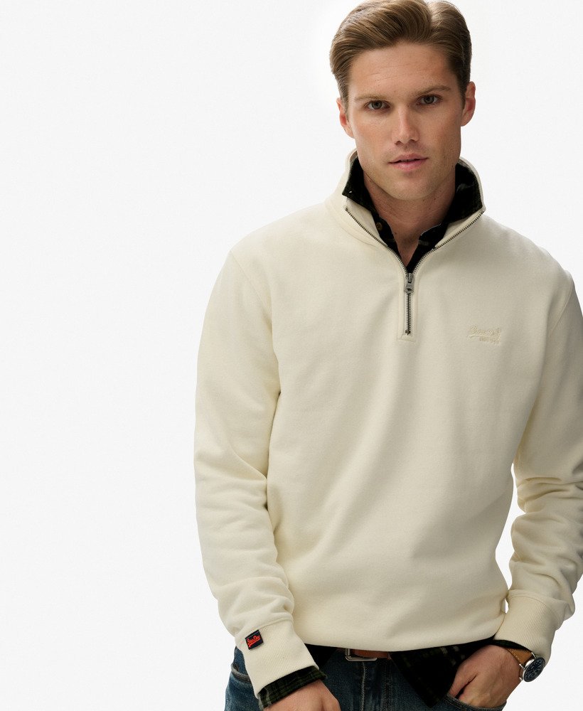 Sweat Demi-Zip Logo Essential, SUPERDRY