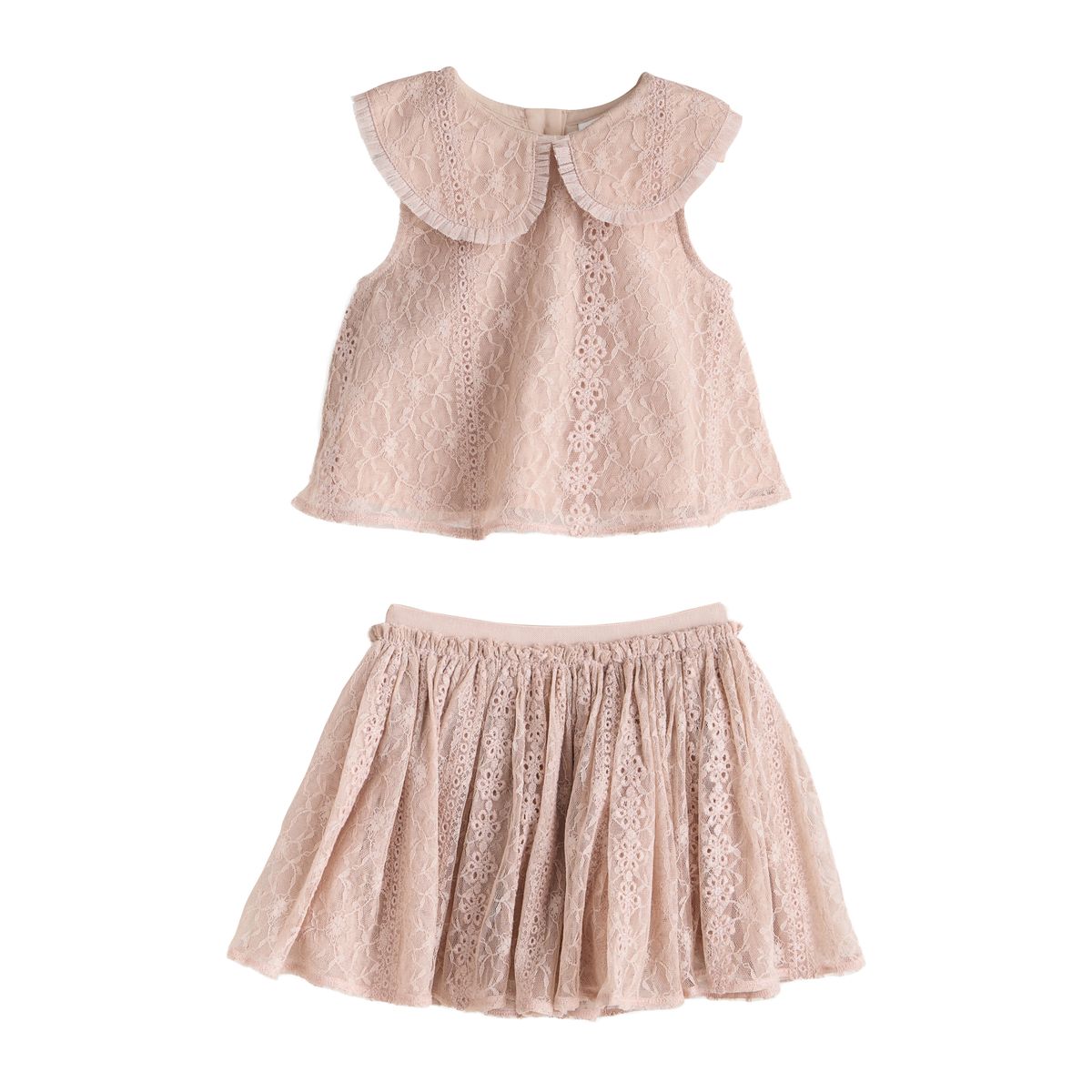 Ensemble jupe et haut en dentelle, NEXT