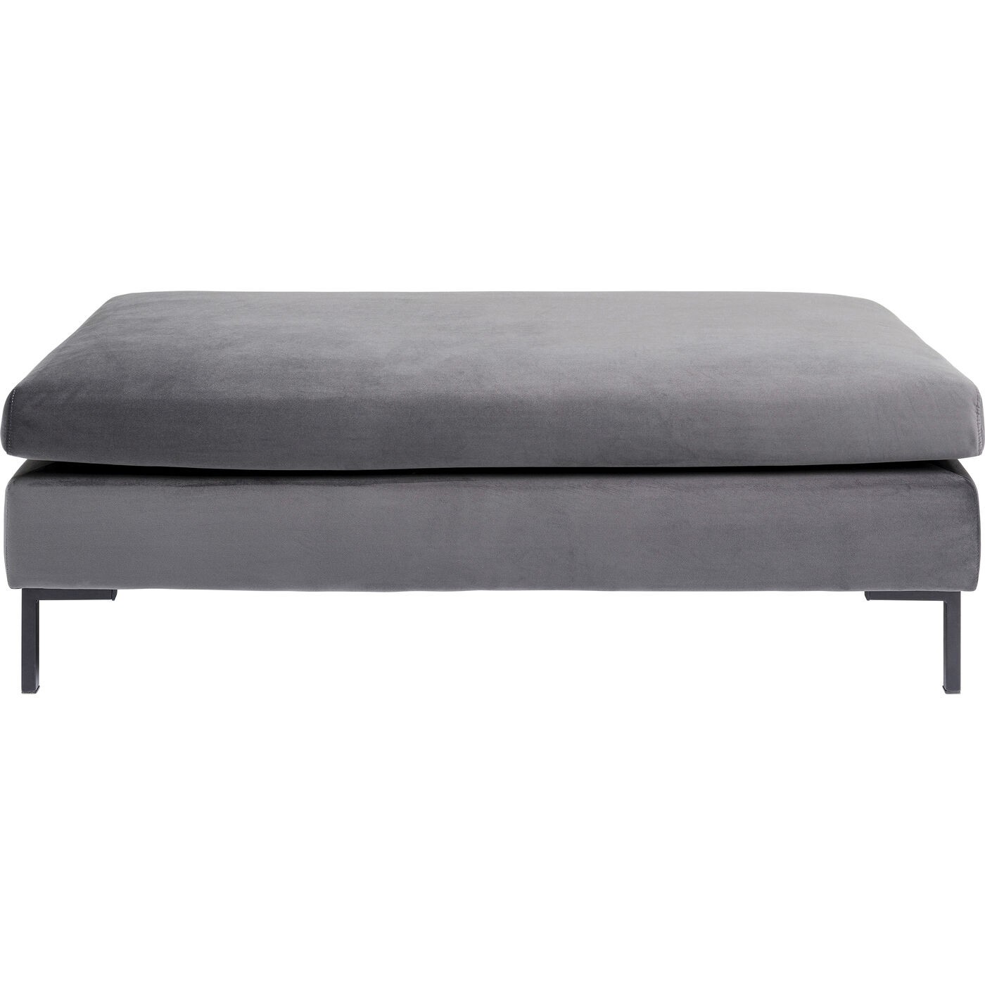 Repose-pieds en velours, GIANNI, KARE DESIGN