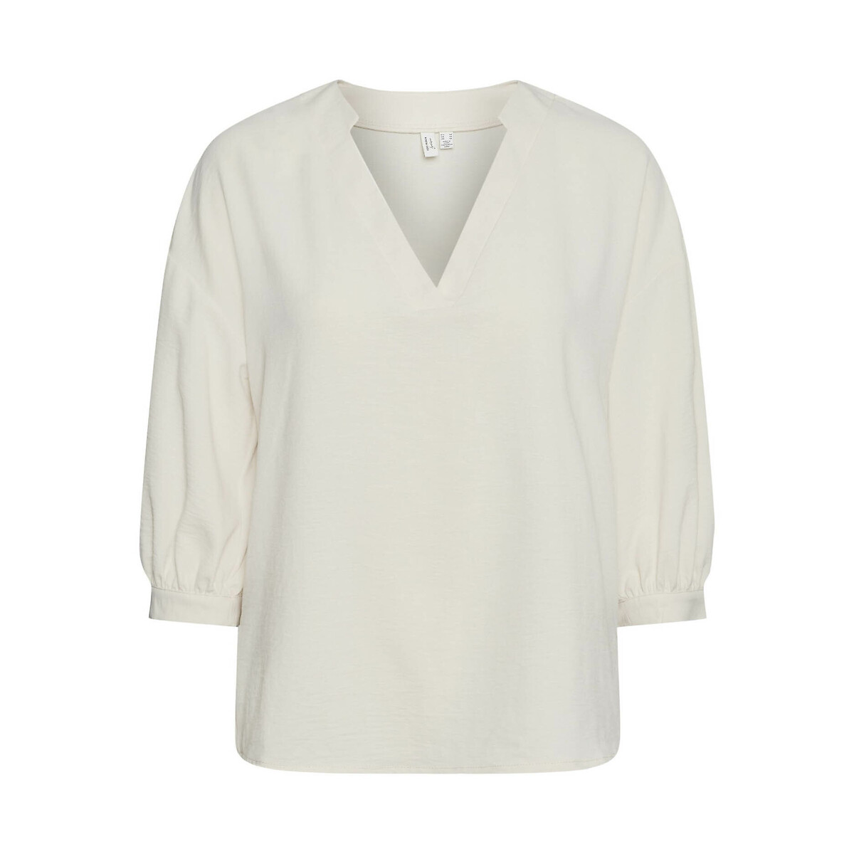 Blouse manches ballons, col V, VERO MODA