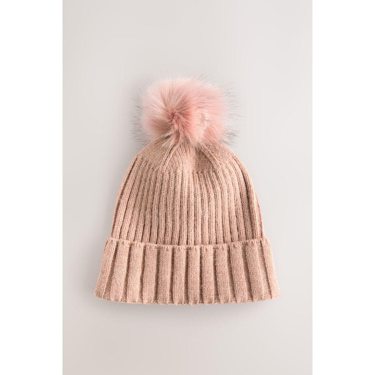 Bonnet côtelé à pompon, NEXT
