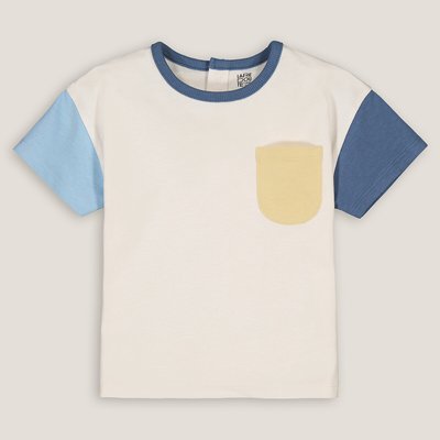 T-shirt met ronde hals color block LA REDOUTE COLLECTIONS