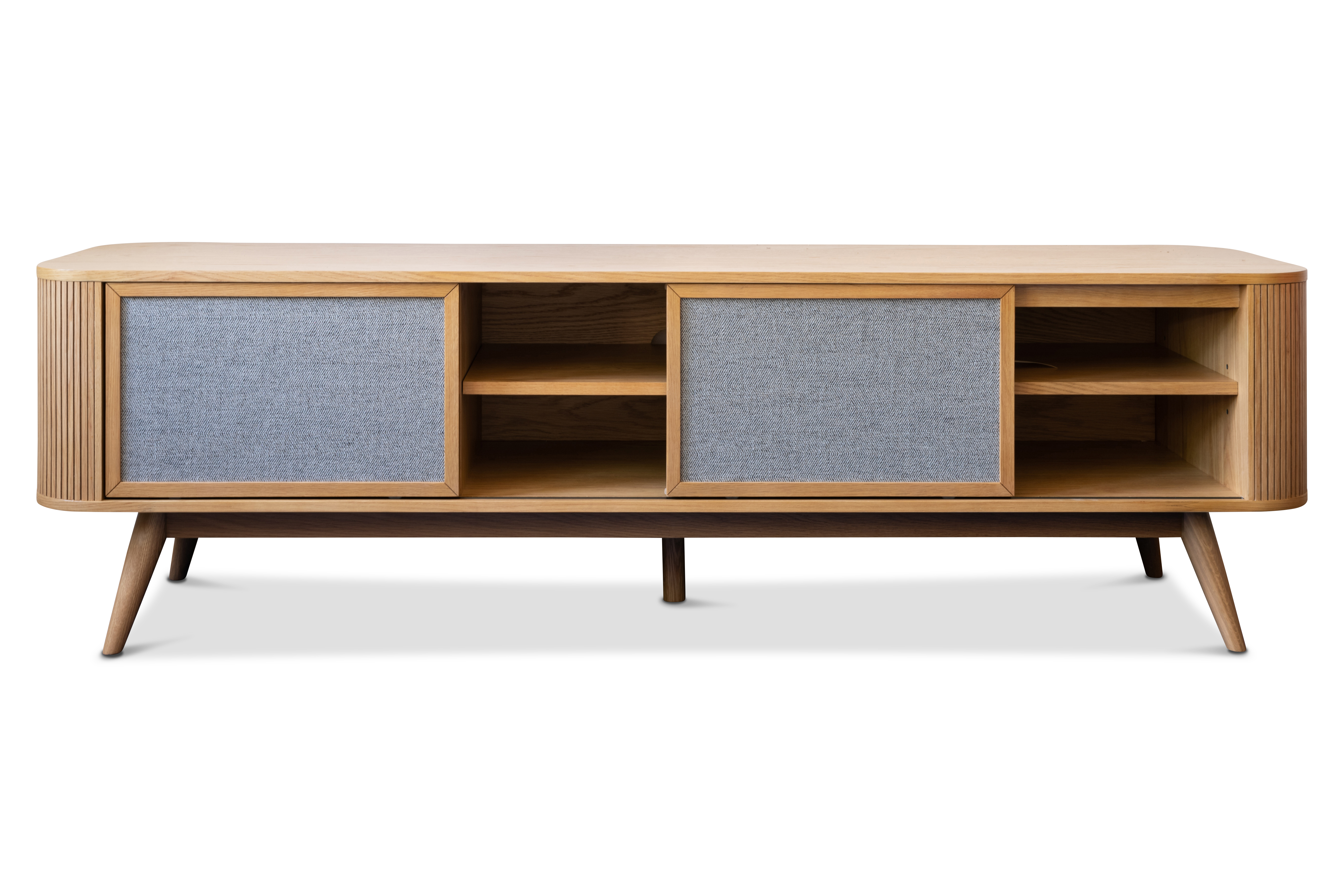 Meuble TV en chêne LULEA, PRODUIT INTERIEUR BRUT