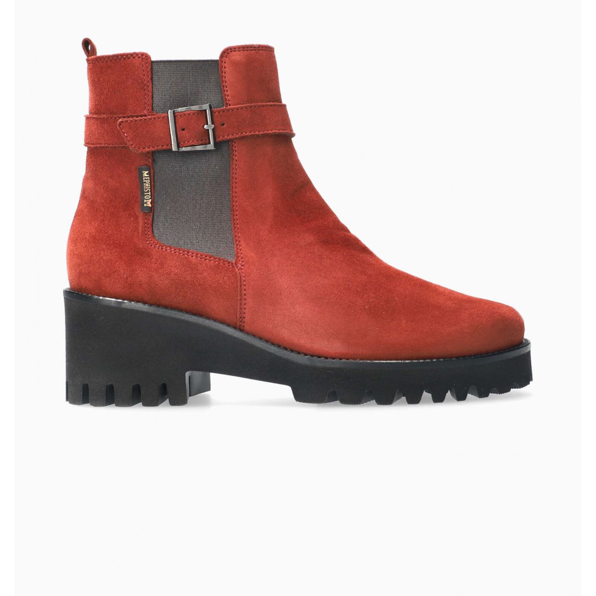 Bottines hotsell couleur rouille