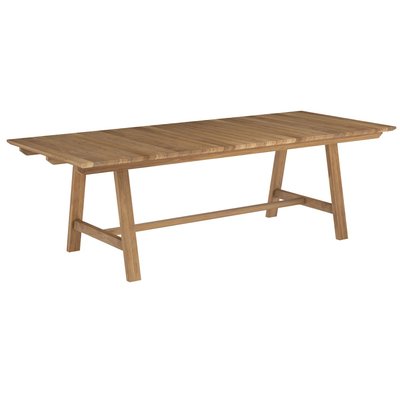 Table de jardin 240 cm en bois de teck massif - Budi RENDEZ VOUS DECO