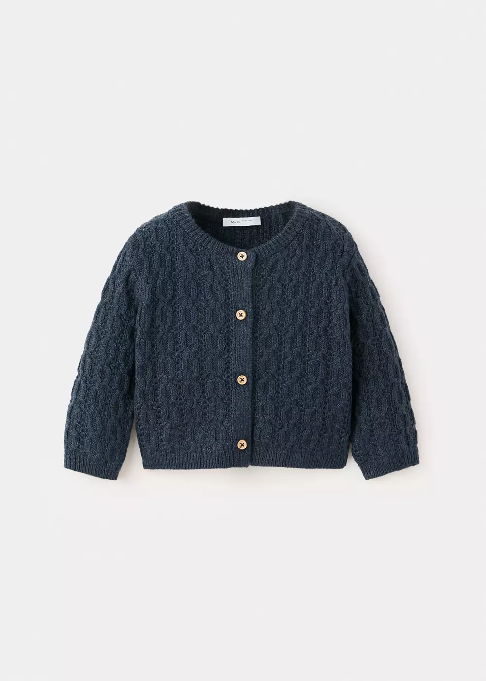 Cardigan maille tressée, MANGO BABY