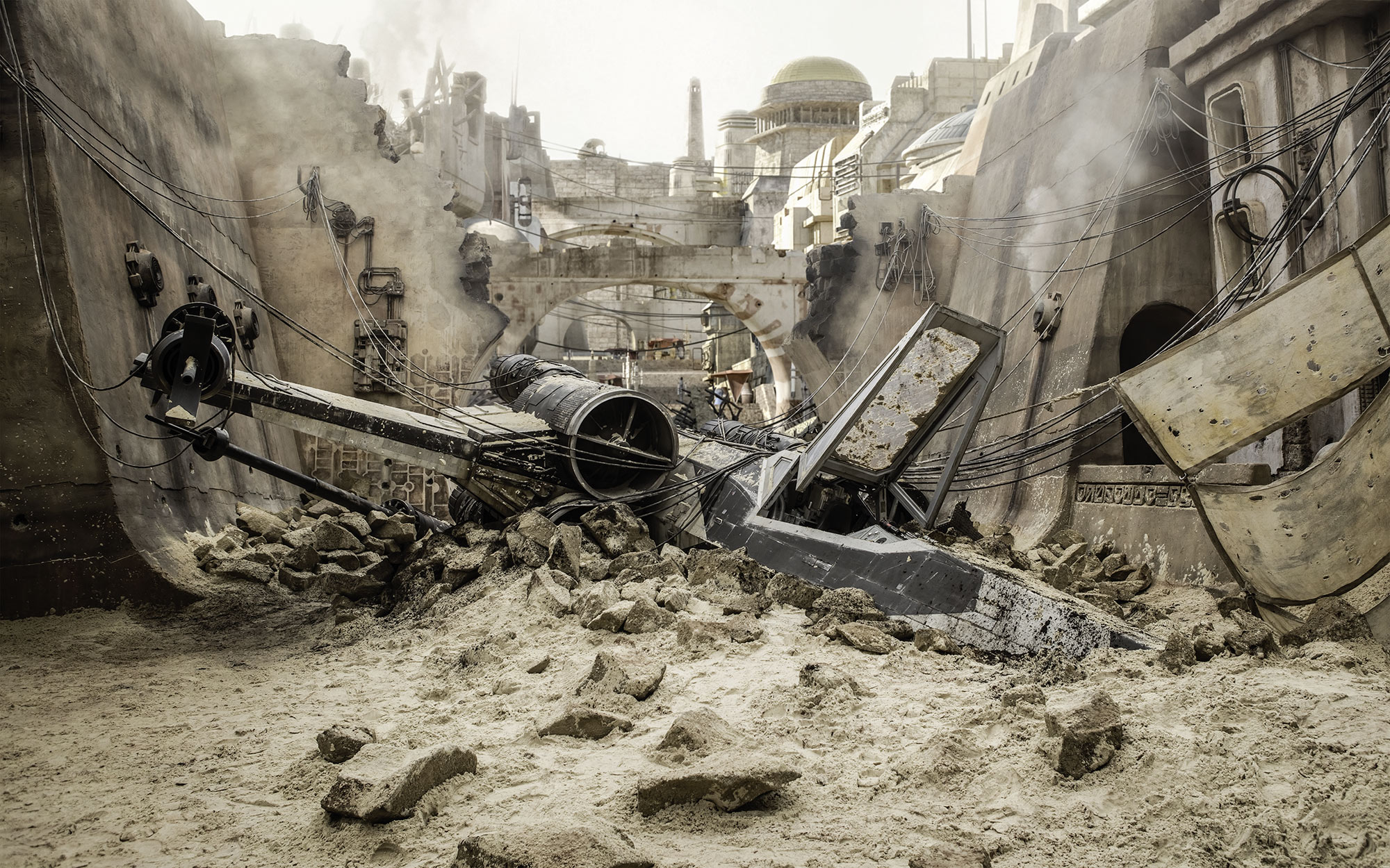 Papier peint Komar - Star Wars X-Wing - 400 x 250 cm, HEXOA