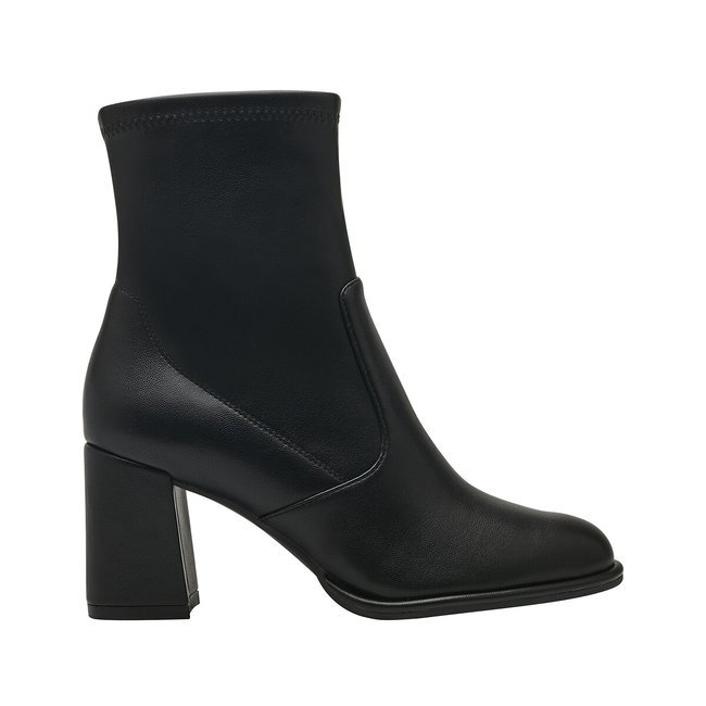 Block heel ankle boots, black, Tamaris | La Redoute