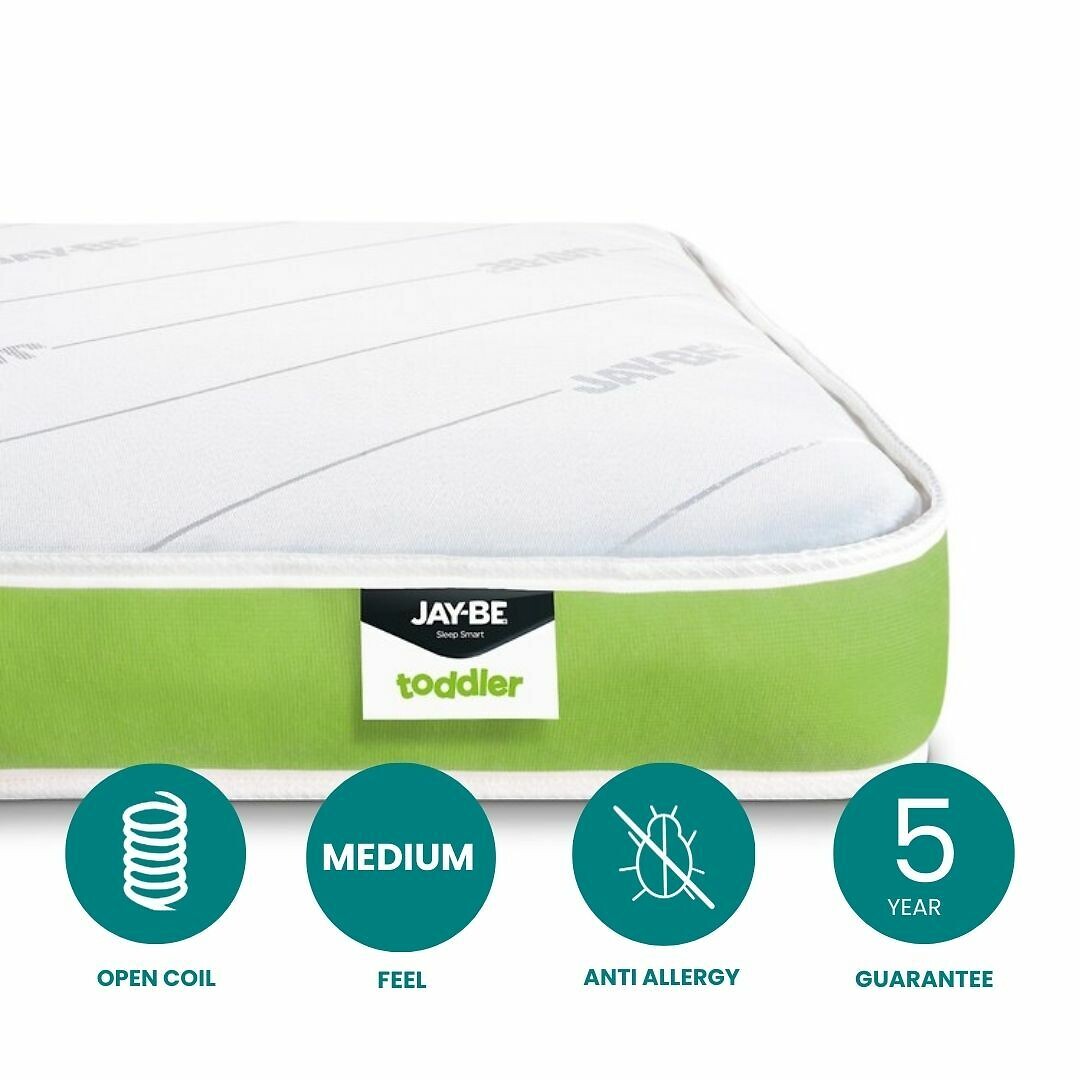 Jay-Be® Toddler Anti-Allergy Sprung Mattress, JAY-BE