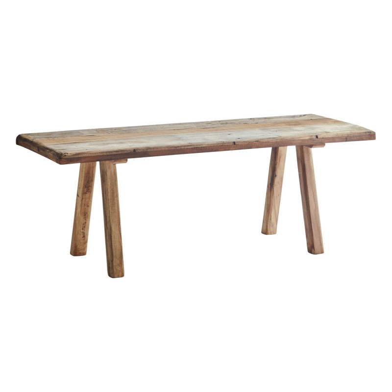 Banc bois recyclé rustique brut, MADAM STOLTZ