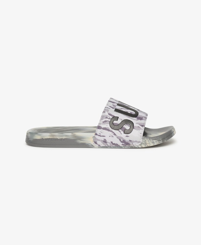 Claquettes de Piscine Camouflage, SUPERDRY