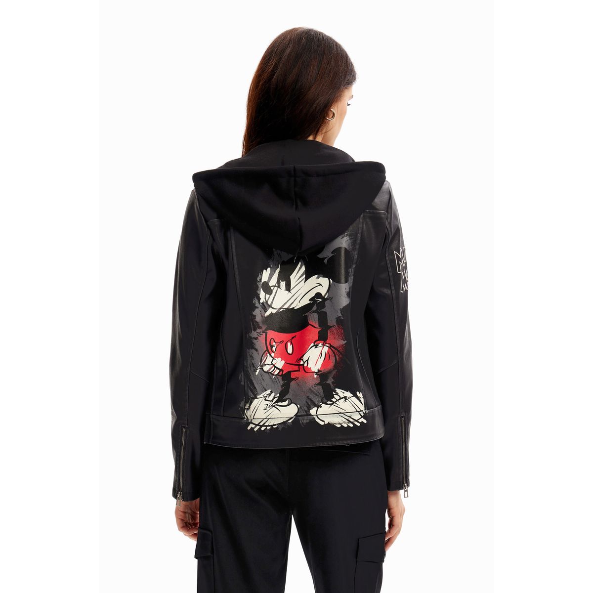 Veste combin e mickey mouse noir Desigual La Redoute