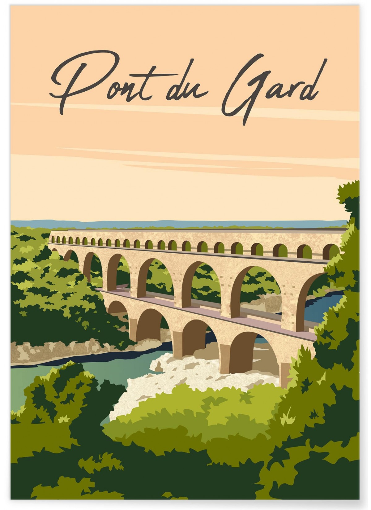 Affiche Pont du Gard, L'AFFICHERIE
