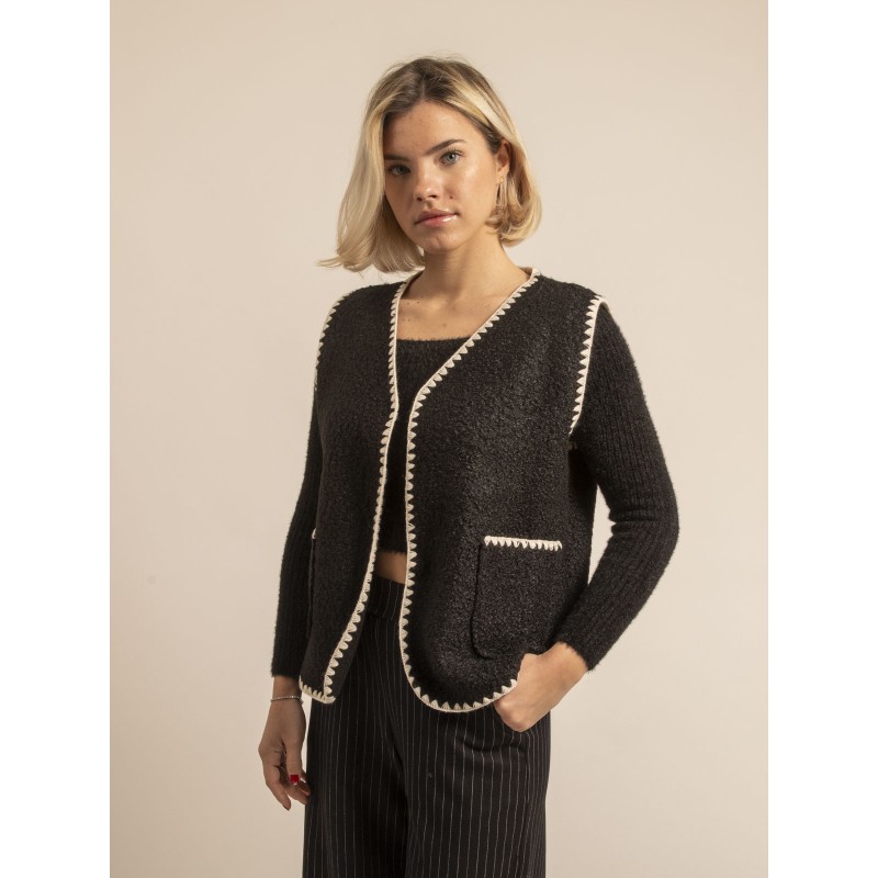 Gilet Sans Manches Effet Bouclé Karah, DONA LISA