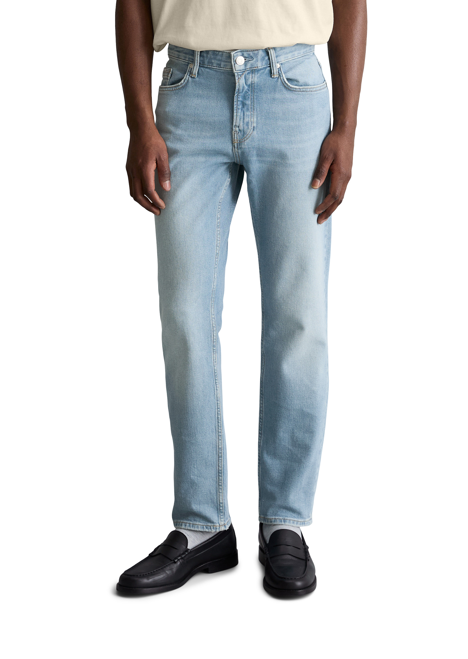 Jeans modèle Vidar slim en mélange de coton bio, MARC O’POLO DENIM