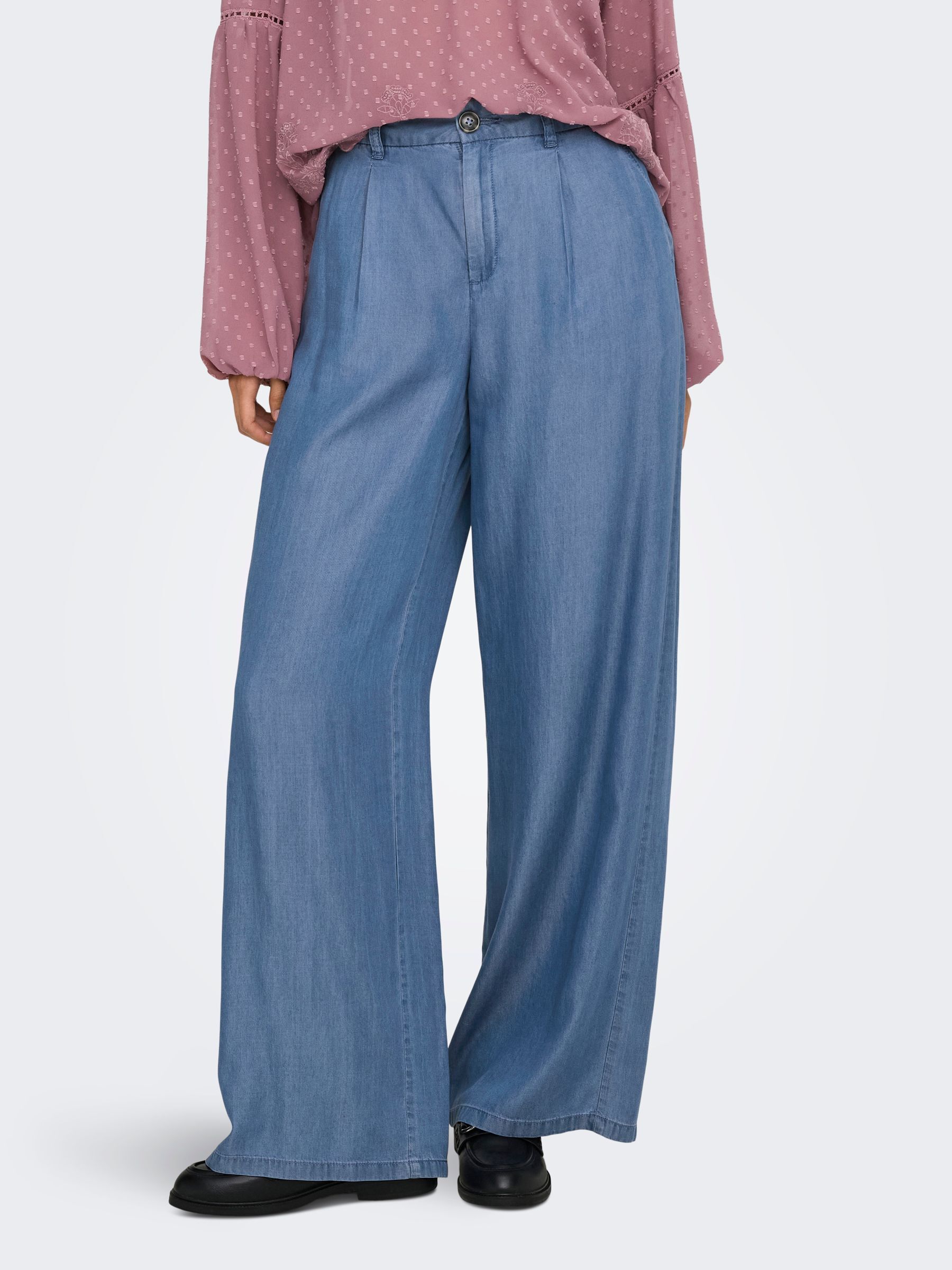 Pantalon À Jambe Large, JDY