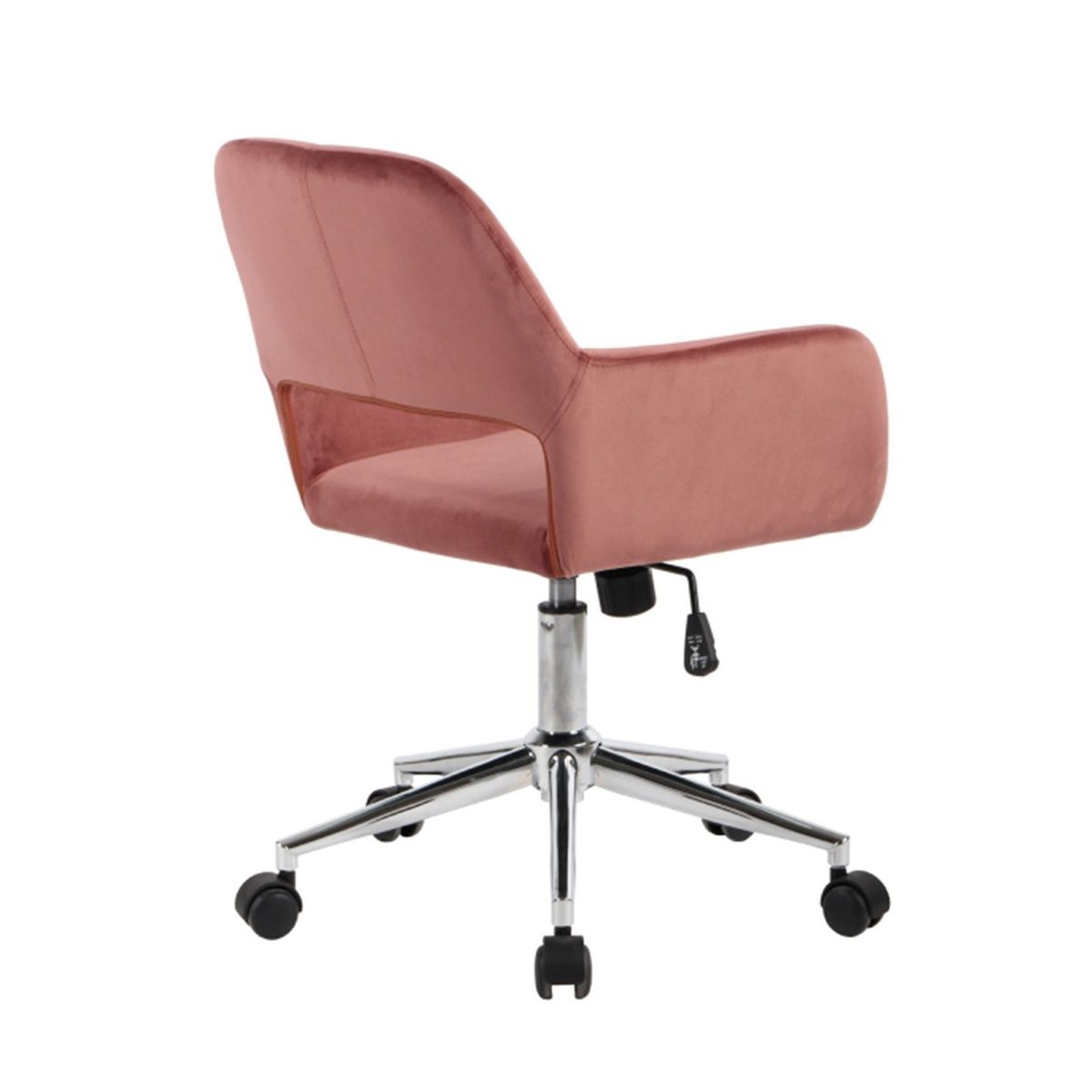 Chaise de bureau en velours ajustable - ross Calicosy