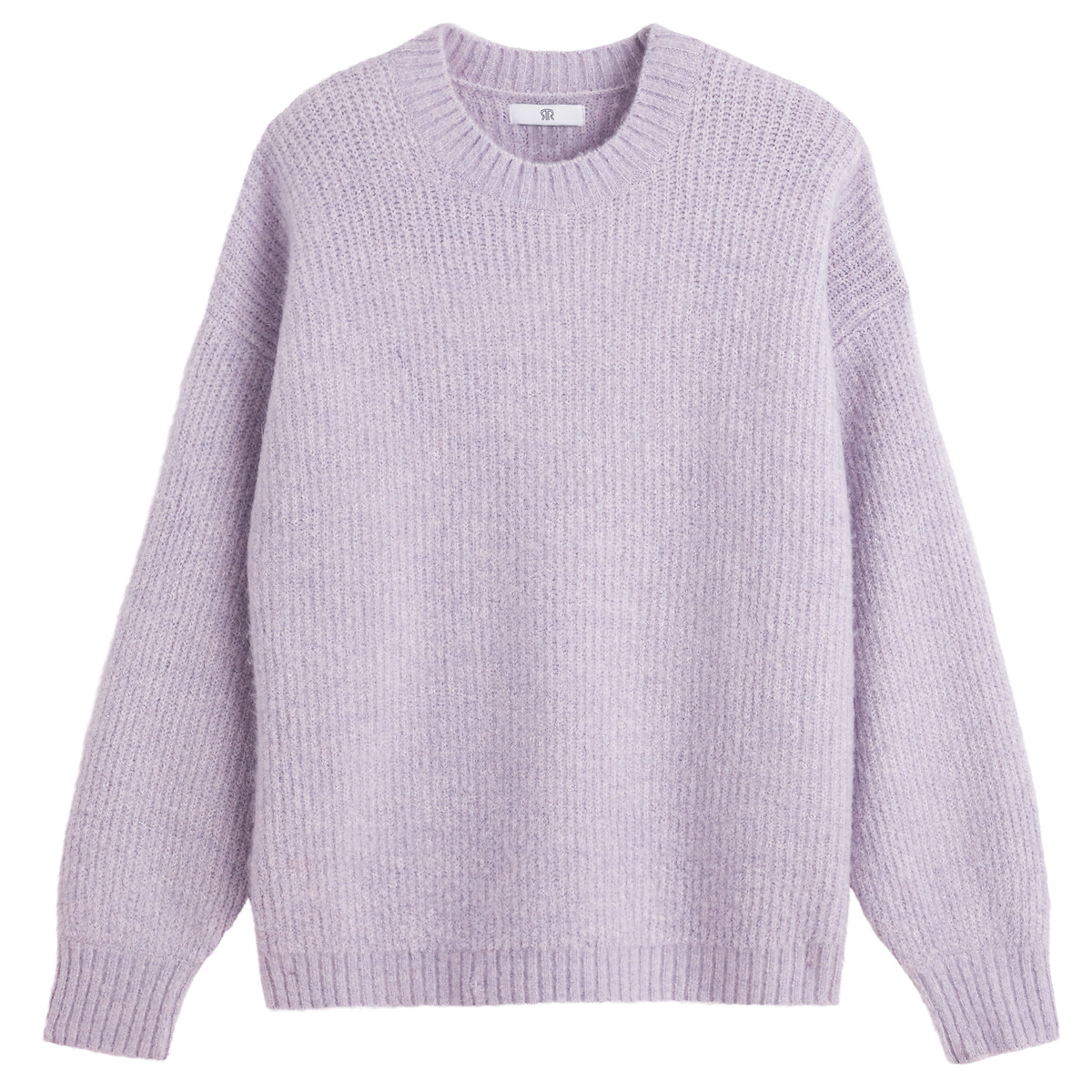 Oversize chunky knit jumper with crew 