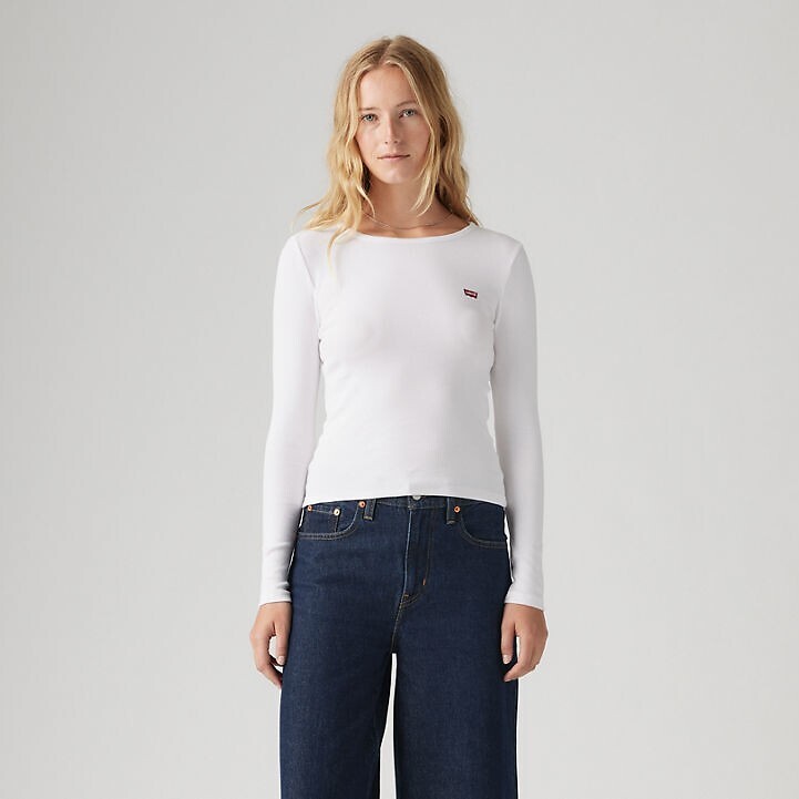 T-shirt met ronde hals en lange mouwen, LEVI'S