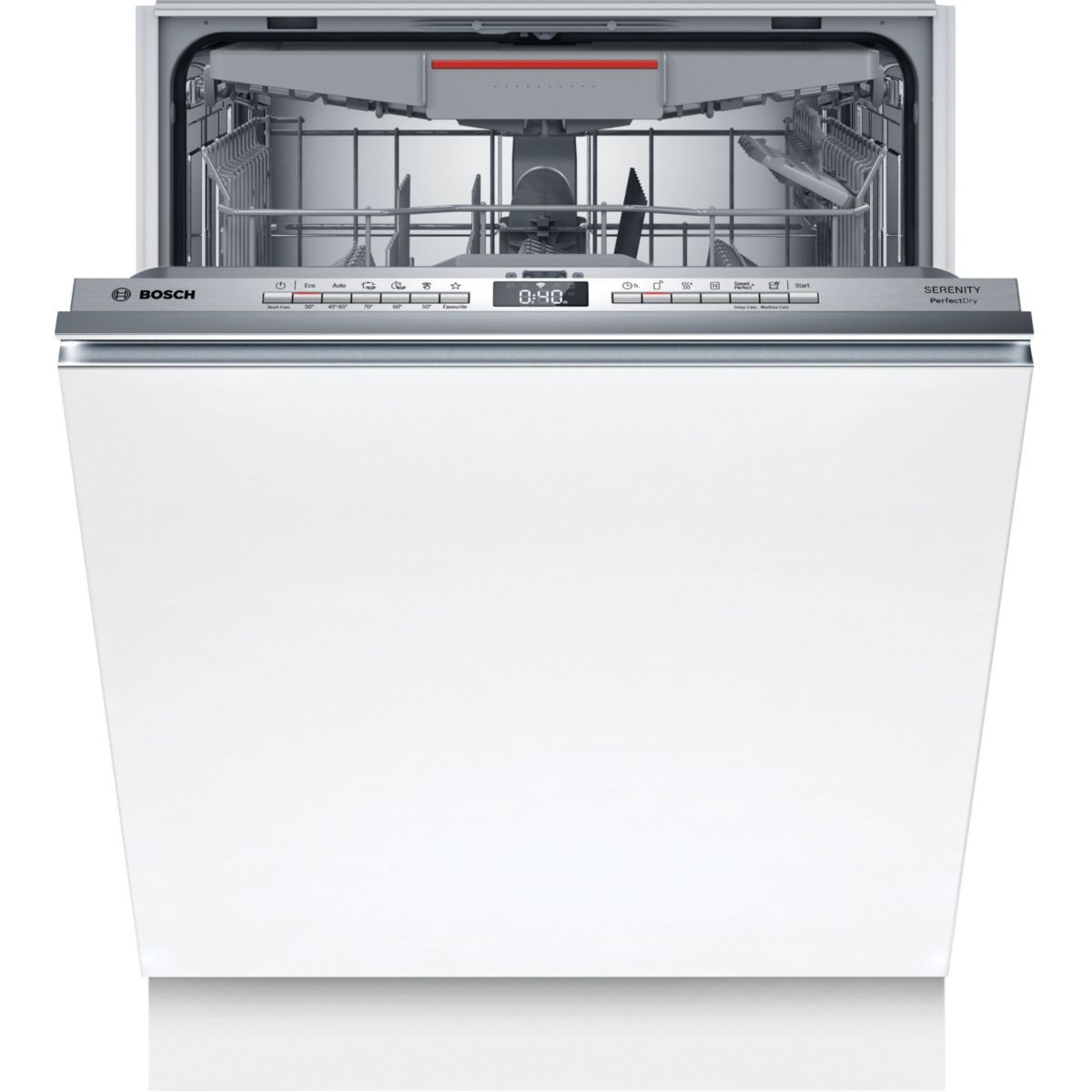 iQ300, Lave-vaisselle encastrable avec bandeau, 60 cm, Metallic