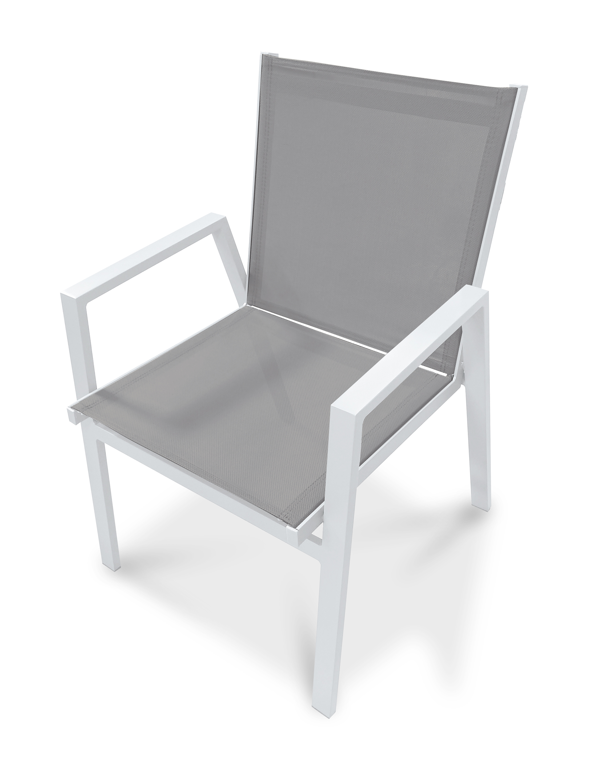 Fauteuil de jardin empilable en aluminium FLORIDE, DCB GARDEN
