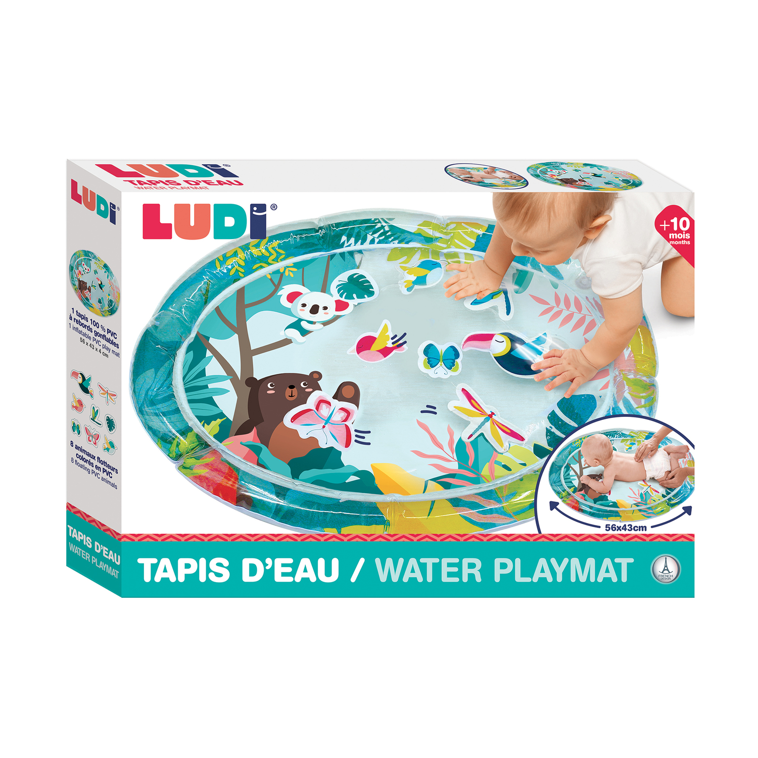 Tapis d'eau jungle, LUDI