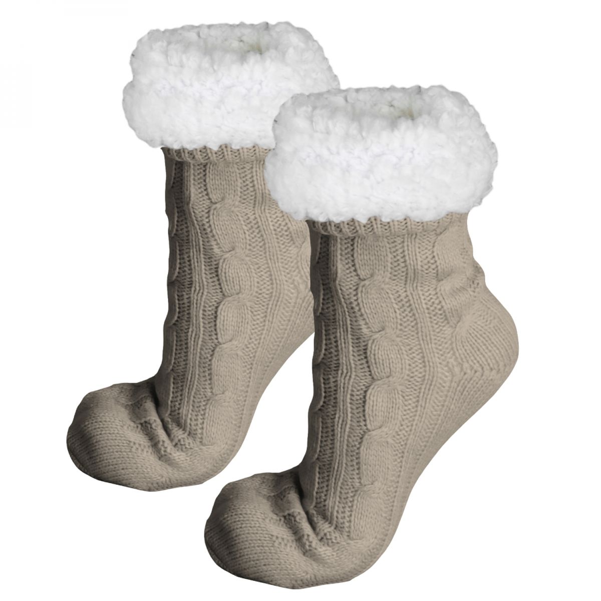 Paire de chaussettes, chaussons polaires mixtes - taille 40-45 Vivezen