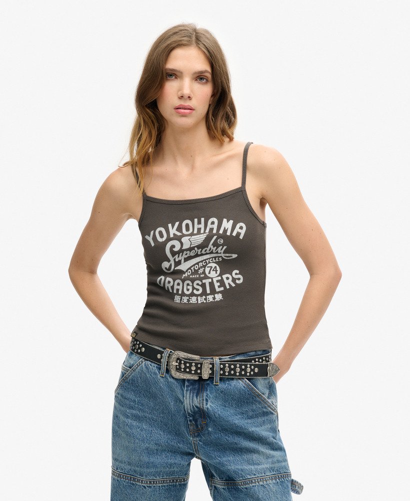 Caraco côtelé à motif rocker rétro, SUPERDRY