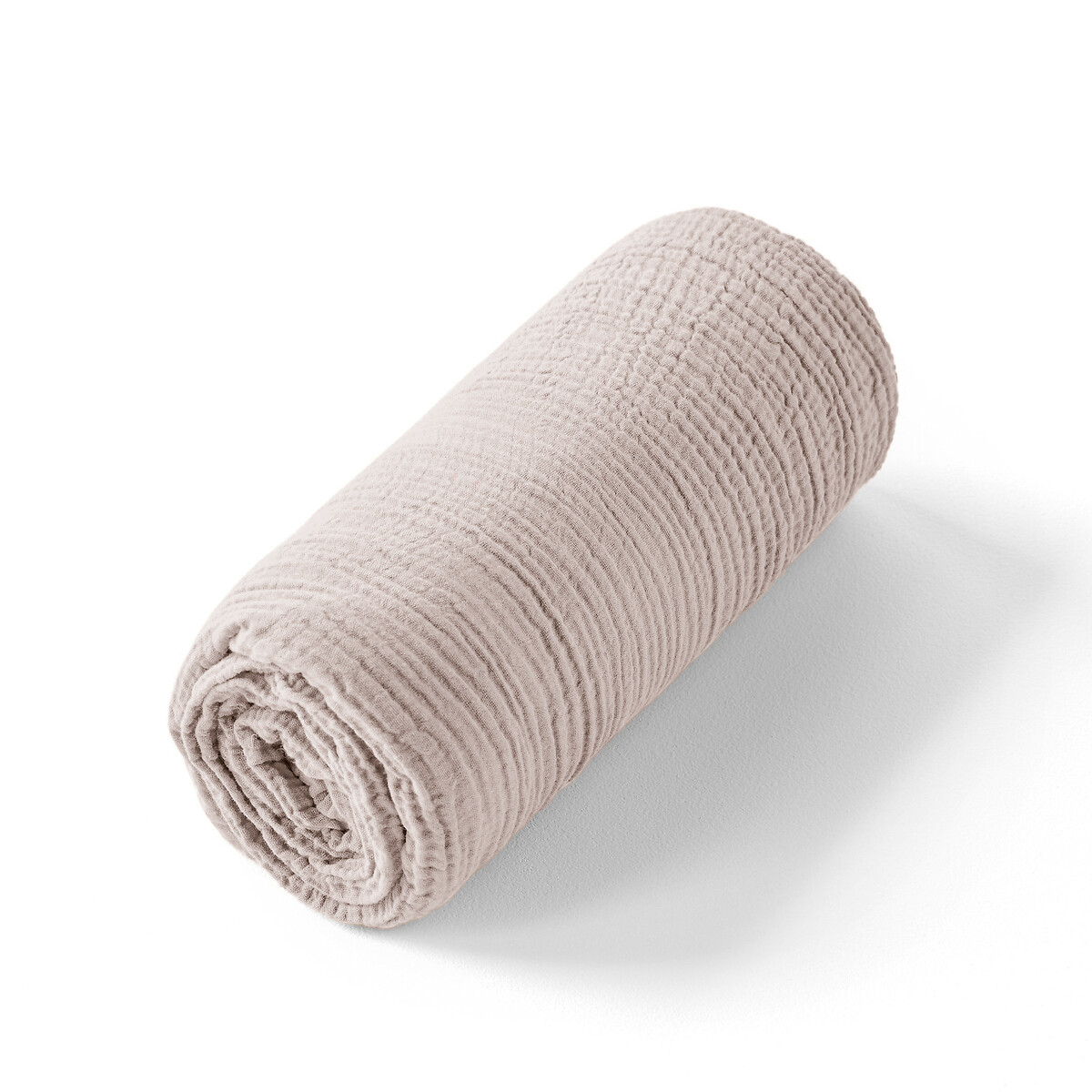 Yafa 100% Organic Cotton Muslin 200 Thread Count Fitted Sheet