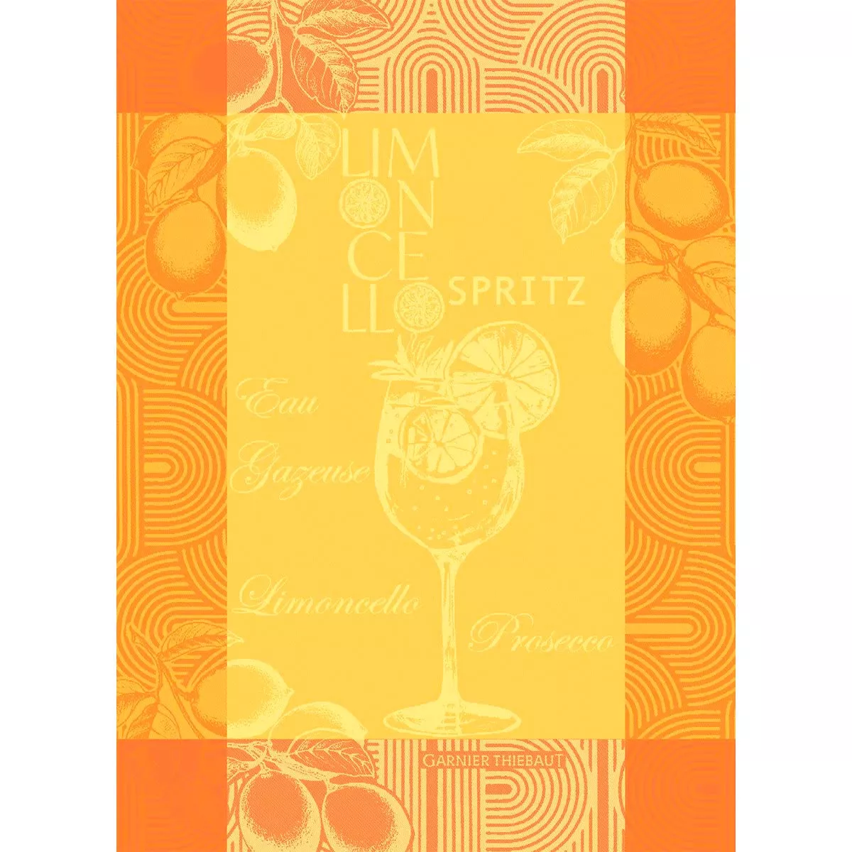 Torchon pur coton LIMONCELLO SPRITZ, GARNIER THIEBAUT