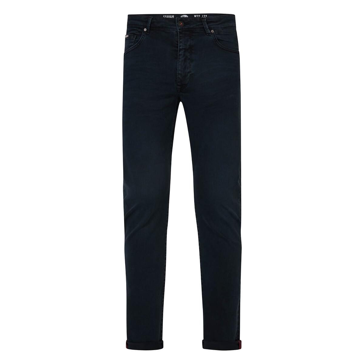 Supreme stretch seaham trousers in cotton and slim fit, dark blue, Petrol  Industries