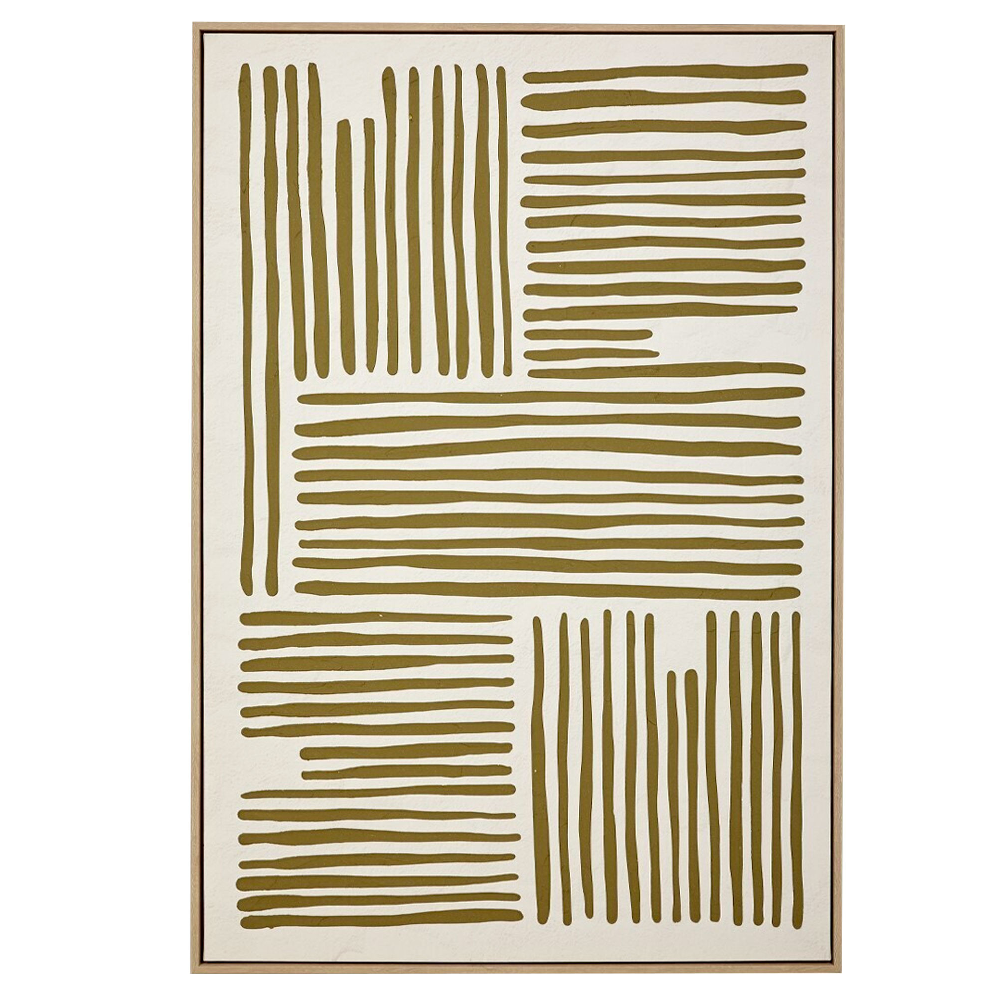 Tableau abstrait beige 80x120cm, WADIGA