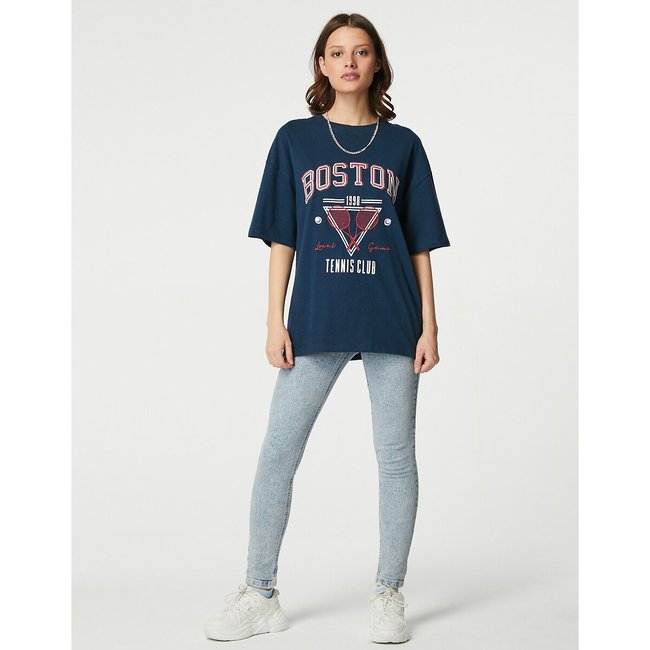 Oversized T-shirt Boston <span itemprop=