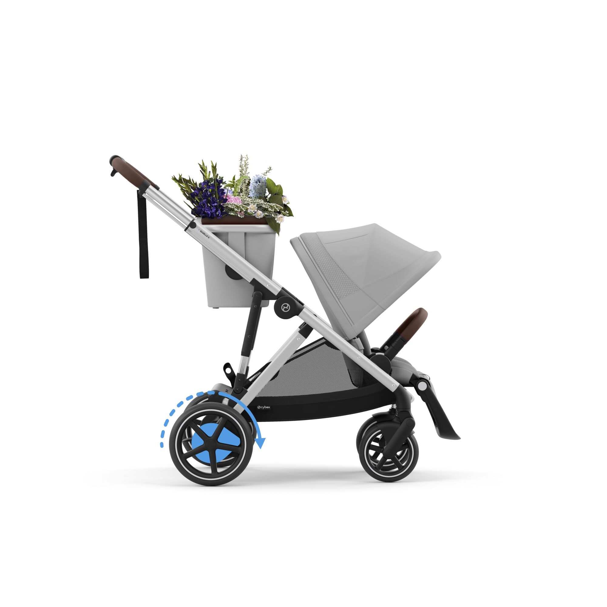 Poussette eGazelle S Silver|eGazelle S SLV, CYBEX