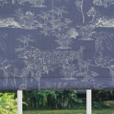 Jungle Sketch Textured Roller Blind Made to Order SO'HOME