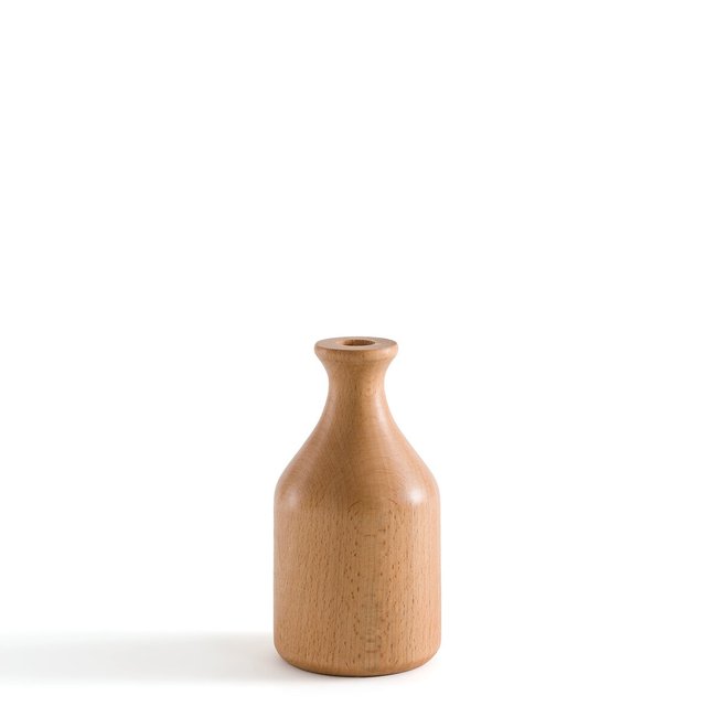 Vase décoratif en bois, Barneto Couleur naturel <span itemprop=