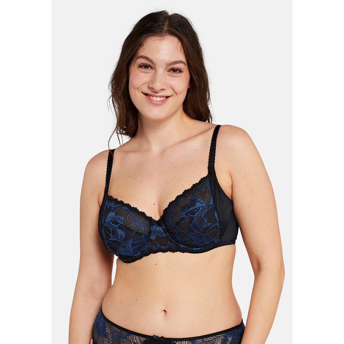 Sans Complexe Damen Capucine Slips – Mit Tüll Für Flachen Bauch & Blumen-Spitze