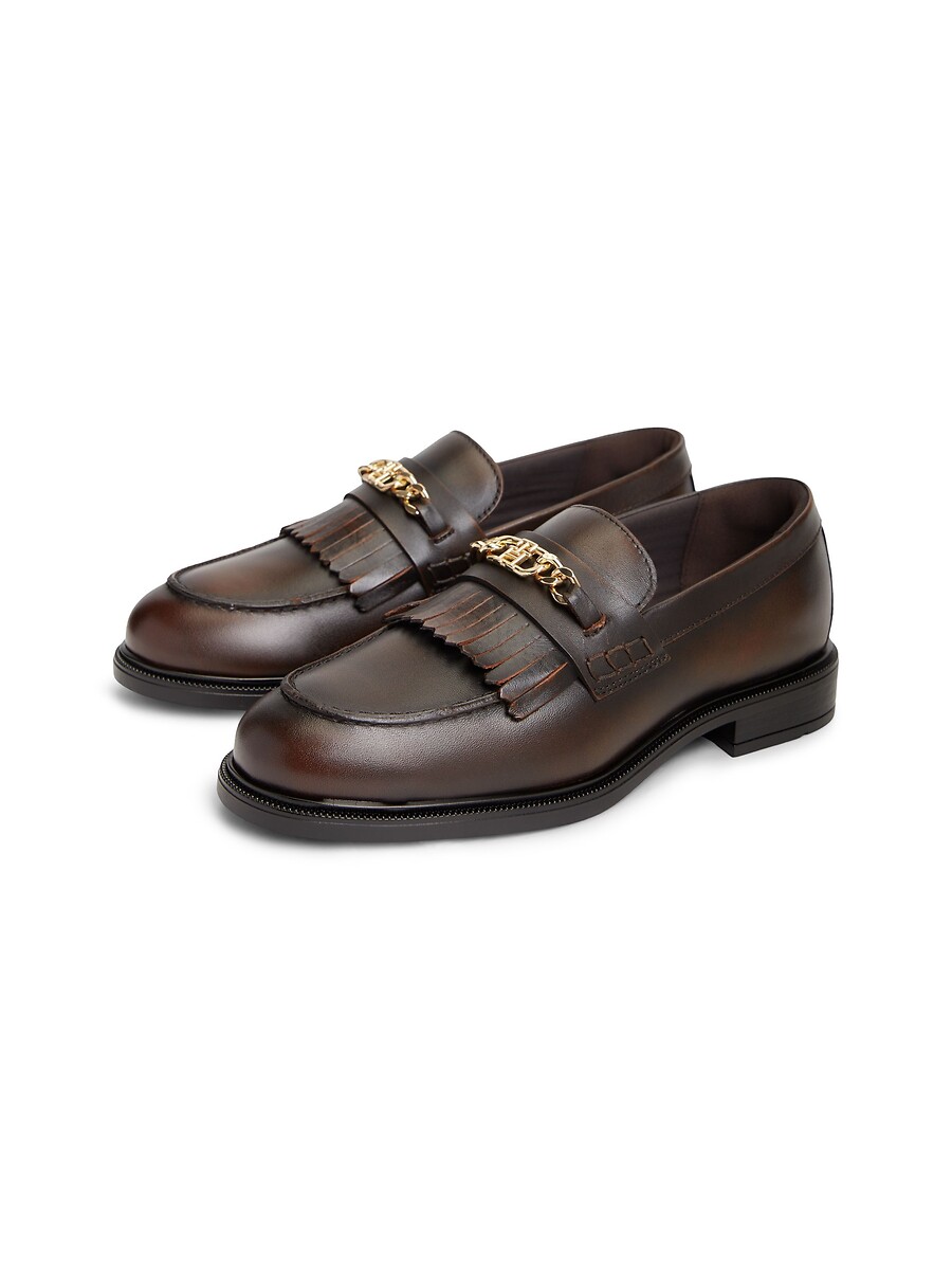 Tommy Hilfiger Mocasines de piel con flecos — photo 3